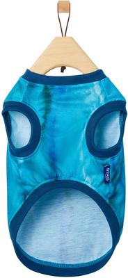 Show full view: Frisco River Watercolor Dog & Cat T-Shirt, Blue, Large slide 4 of 9