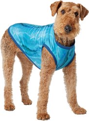 Frisco River Watercolor Dog & Cat T-Shirt, Blue, XX-Large