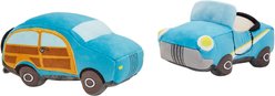 Frisco Road Trip Cruisers Plush Squeaky Dog Toy, 2-count