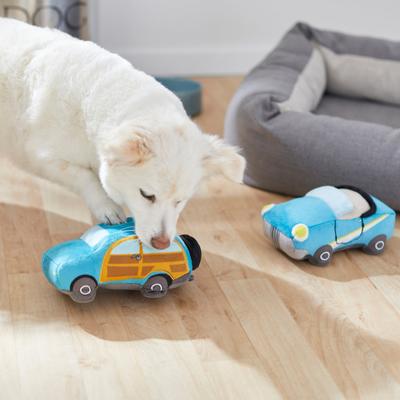 Show full view: Frisco Road Trip Cruisers Plush Squeaky Dog Toy, 2-count slide 3 of 4