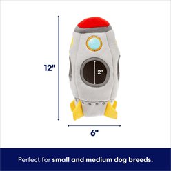 Frisco Rocket Ship Hide & Seek Puzzle Plush Squeaky Dog Toy, Small/Medium slide 2 of 6