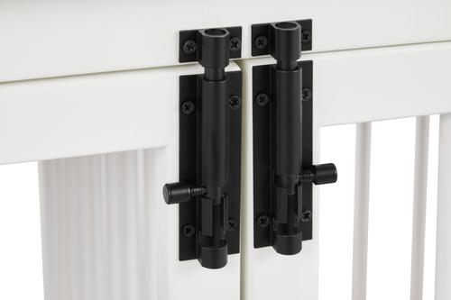 Show full view: Frisco "Roma" Credenza & Mat Dog Crate, Brown, 55.5 x 24.5 x 30 inches slide 6 of 8