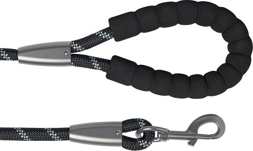 Show full view: Frisco Rope Dog Leash with Padded Handle, Black, 5-ft long slide 2 of 7