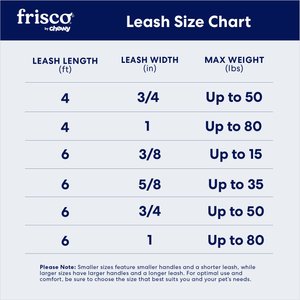 Frisco Rope Dog Leash with Padded Handle, Black, 5-ft long