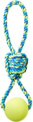 Frisco Rope with Rubber Ball Dog Toy, Medium/Large