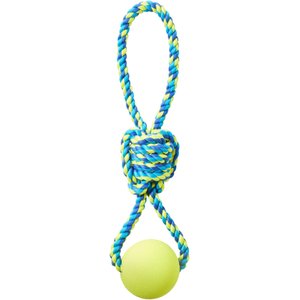 Frisco Rope with Rubber Ball Dog Toy, Medium/Large