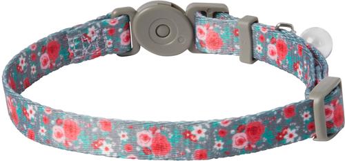 Show full view: Frisco Rose Polyester Breakaway Cat Collar with Bell, 8 to 12-in neck, 3/8-in wide slide 2 of 7