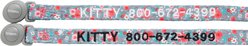 Frisco Rose Polyester Personalized Breakaway Cat Collar with Bell, 8 to 12-in neck, 3/8-in wide slide 2 of 6