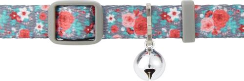 Show full view: Frisco Rose Polyester Personalized Breakaway Cat Collar with Bell, 8 to 12-in neck, 3/8-in wide slide 3 of 6