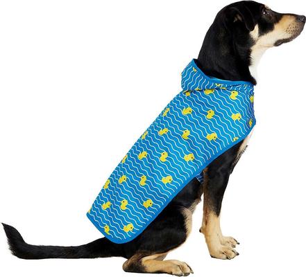 Show full view: Frisco Rubber Ducky + Clear Vinyl Dog Raincoat, Large slide 2 of 10