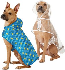 Frisco Rubber Ducky + Clear Vinyl Dog Raincoat, X-Large