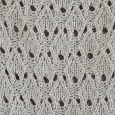 Show full view: Frisco Ruffle Knit Pointelle Dog & Cat Turtleneck Sweater, Gray, X-Large slide 5 of 8