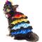 Show in main carousel: Frisco Ruffle Party Dog & Cat Dress + Headpiece, Medium slide 4 of 10