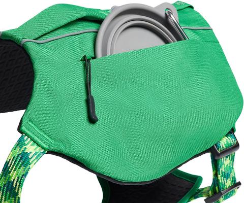 Show full view: Frisco Rugged Day Pack Harness with Reflective Straps, Green, XX-Large/XXX-Large slide 4 of 11