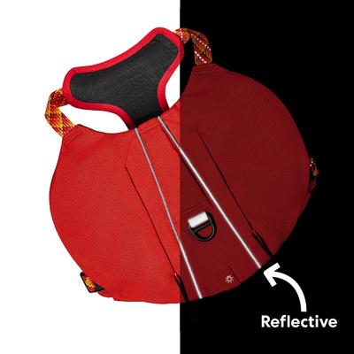 Show full view: Frisco Rugged Day Pack Harness with Reflective Straps, Red, Large slide 5 of 10