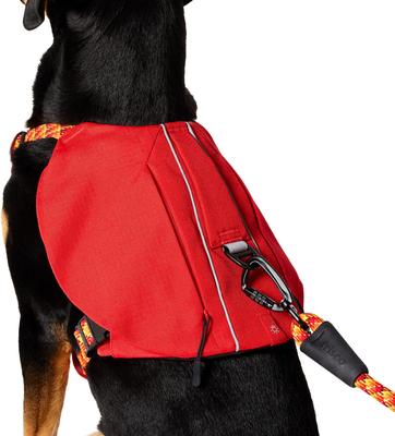 Show full view: Frisco Rugged Day Pack Harness with Reflective Straps, Red, Large slide 2 of 10