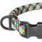 Show in main carousel: Frisco Rugged Reflective Rope Dog Collar, Black, 16 to 18-in neck, 3/4-in wide slide 2 of 11