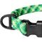 Show in main carousel: Frisco Rugged Reflective Rope Dog Collar, Green, 14 to 16-in neck, 3/4-in wide slide 2 of 11