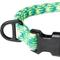 Show in main carousel: Frisco Rugged Reflective Rope Dog Collar, Green, 16 to 18-in neck, 3/4-in wide slide 2 of 11
