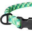 Show in main carousel: Frisco Rugged Reflective Rope Dog Collar, Green, 18 to 20-in neck, 3/4-in wide slide 2 of 11