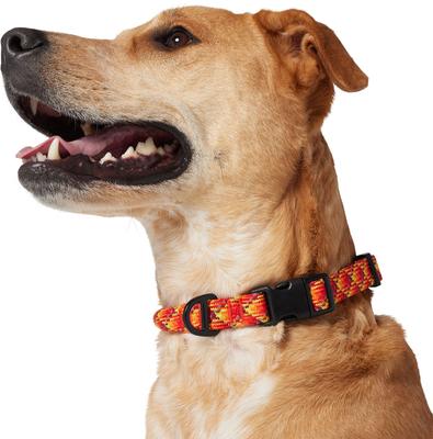 Show full view: Frisco Rugged Reflective Rope Dog Collar, Red, 18 to 20-in neck, 3/4-in wide slide 4 of 12