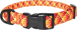Frisco Rugged Reflective Rope Dog Collar, Red, 20 to 22-in neck, 1-in wide