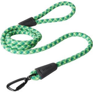 Frisco Rugged Reflective Rope Dog Leash, Green, Length: 6-ft, Width: 5/8-in