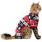 Show in main carousel: Frisco Santa Fair Isle Polar Fleece Dog & Cat PJs, Santa Plaid, Small slide 1 of 9