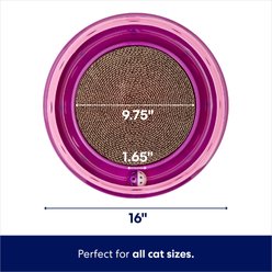 Frisco Scratch & Roll Scratcher Cat Toy with Catnip, Purple slide 2 of 4