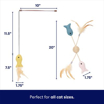 Show full view: Frisco Sea Creatures Variety Pack Cat Toy with Catnip, 12 count slide 2 of 8