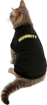 Show full view: Frisco Security Dog & Cat T-Shirt, Jet Black, X-Small slide 5 of 12
