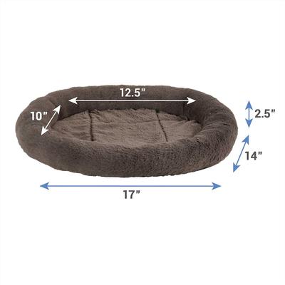Show full view: Frisco Self Warming Bolster Round Bed, Gray + Cactus Cat Scratching Post, 33-in, Tri-post slide 3 of 9