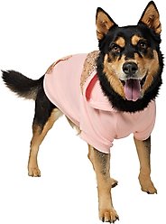 Frisco Sequin Dog & Cat Hoodie, Pink, XX-Large