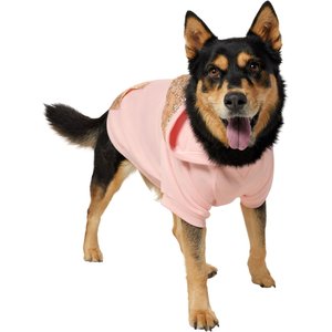Frisco Sequin Dog & Cat Hoodie, Pink, XX-Large