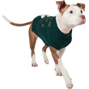 Frisco Sequin Polar Bear Dog & Cat Sweater, Large