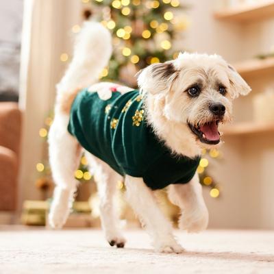 Show full view: Frisco Sequin Polar Bear Dog & Cat Sweater, Large slide 7 of 11