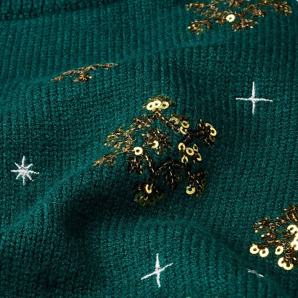 Show full view: Frisco Sequin Polar Bear Dog & Cat Sweater, Small slide 7 of 12