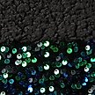 Show in main carousel: Frisco Sequin Sherpa Dog & Cat Hoodie, Black, XX-Large slide 5 of 10