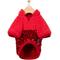 Show in main carousel: Frisco Sequin Sherpa Dog & Cat Hoodie, Red, Medium slide 5 of 11