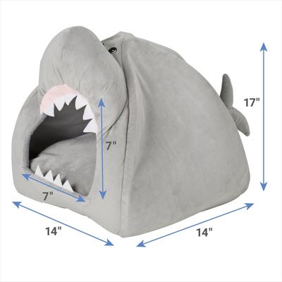 Show full view: Frisco Shark Covered Tent Cat & Dog Bed slide 5 of 9