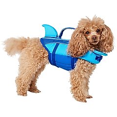 Frisco Shark Dog Life Jacket, Blue, X-Small