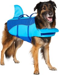 Frisco Shark Dog Life Jacket, Blue, XX-Large/XXX-Large