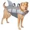 Show in main carousel: Frisco Shark Dog Life Jacket, Gray, Large slide 1 of 13