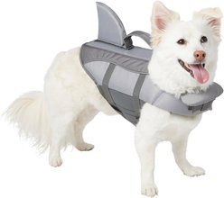 Frisco Shark Dog Life Jacket, Gray, Small