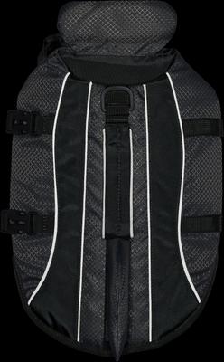 Show full view: Frisco Shark Dog Life Jacket, Gray, Small slide 6 of 13