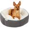 Show in main carousel: Frisco Sherpa Bolster Cat & Dog Bed, Gray, Small slide 5 of 8