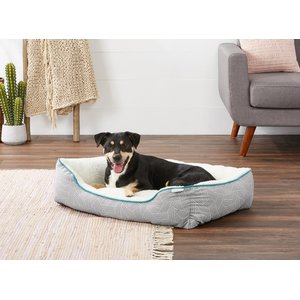 Frisco Sherpa Bolster Cat & Dog Bed
