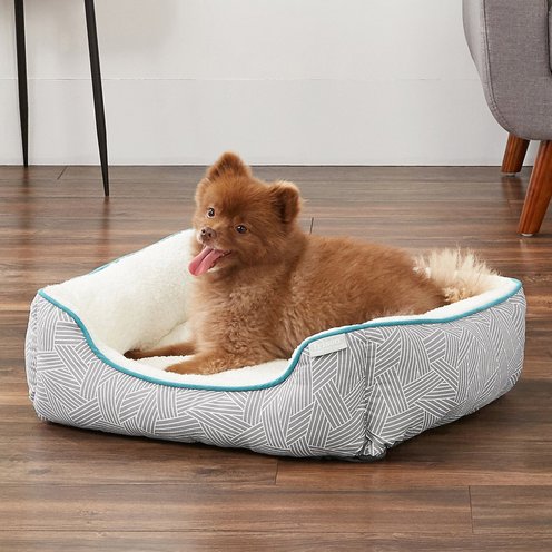 Cozy Bolster Dog Bed for Small to Medium Pets