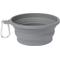 Show in main carousel: Frisco Silicone Collapsible Travel Bowl with Carabiner, Gray, Medium: 3 cup slide 1 of 8