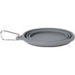 Show in main carousel: Frisco Silicone Collapsible Travel Bowl with Carabiner, Gray, Medium: 3 cup slide 3 of 8